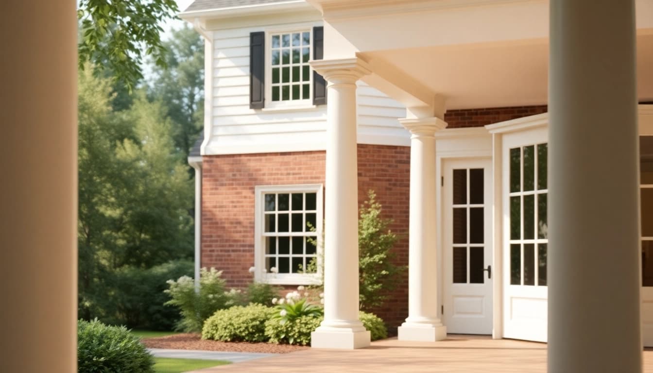 Showcase of a colonial addition, blending traditional and modern styles in an elegant home.