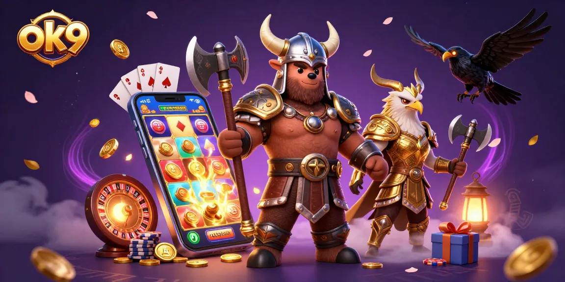Win big with ok9's thrilling slots and dynamic gaming characters.