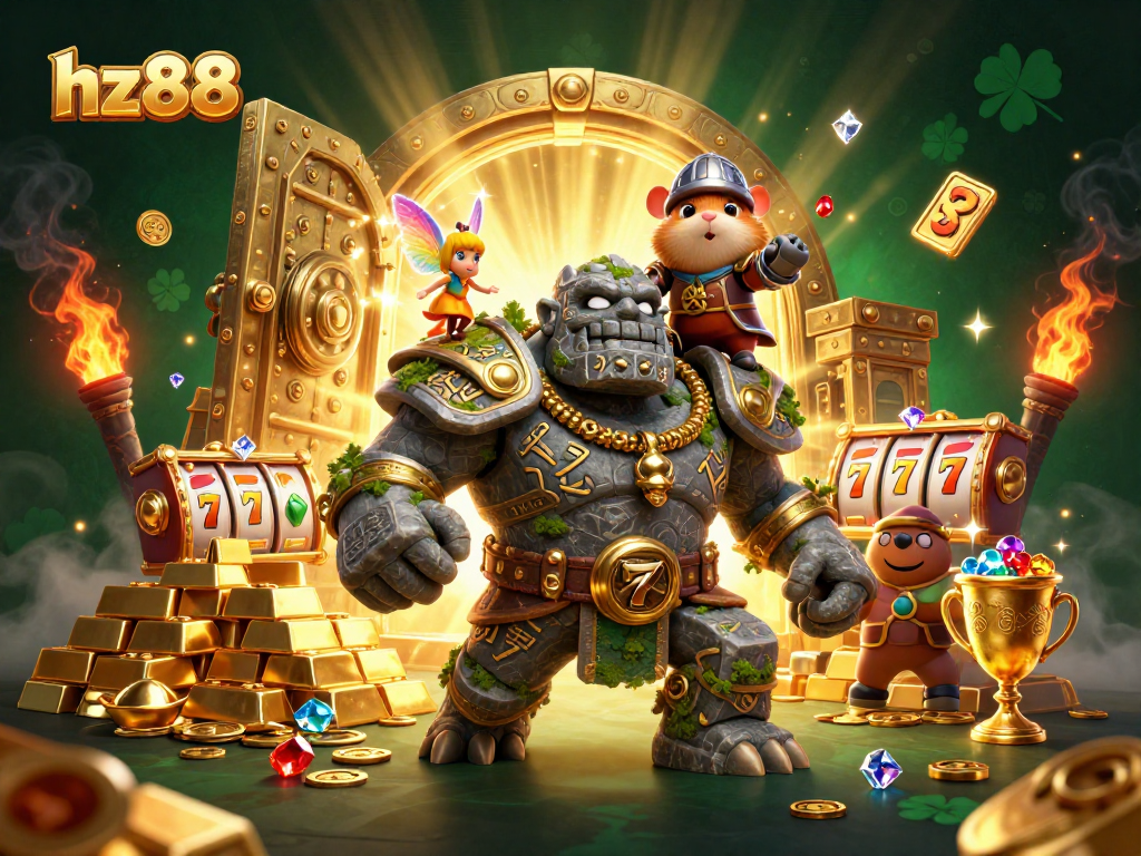 Experience thrilling gameplay at hz88 with magical characters and treasures in an engaging casino setting.