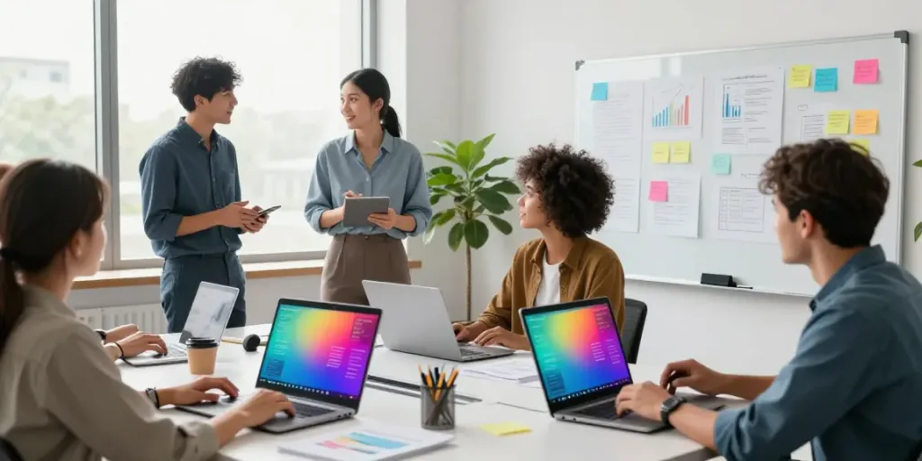 Find out this here for effective digital marketing strategies in a collaborative workspace.