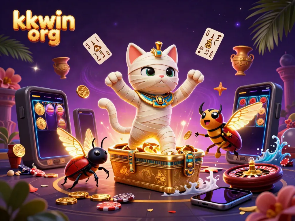 Engage in thrilling online gaming at kkwin org with vibrant casino visuals and dynamic characters.