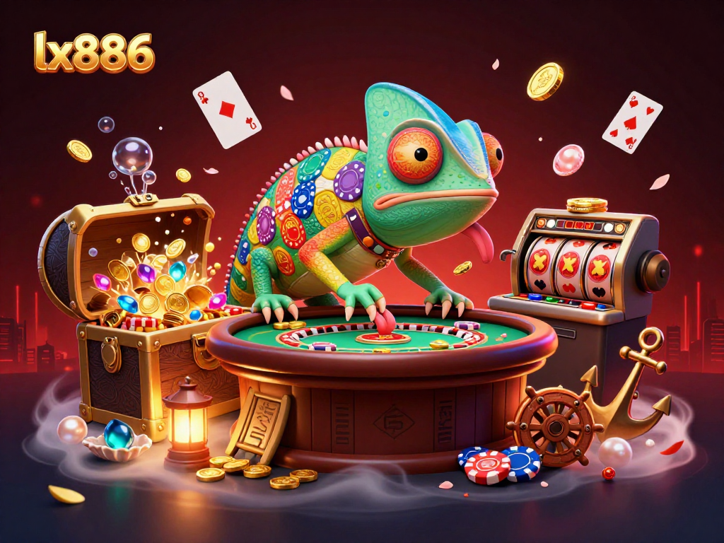 Experience the thrill of gambling at lx886 with vibrant casino action featuring dynamic characters and gambling elements.