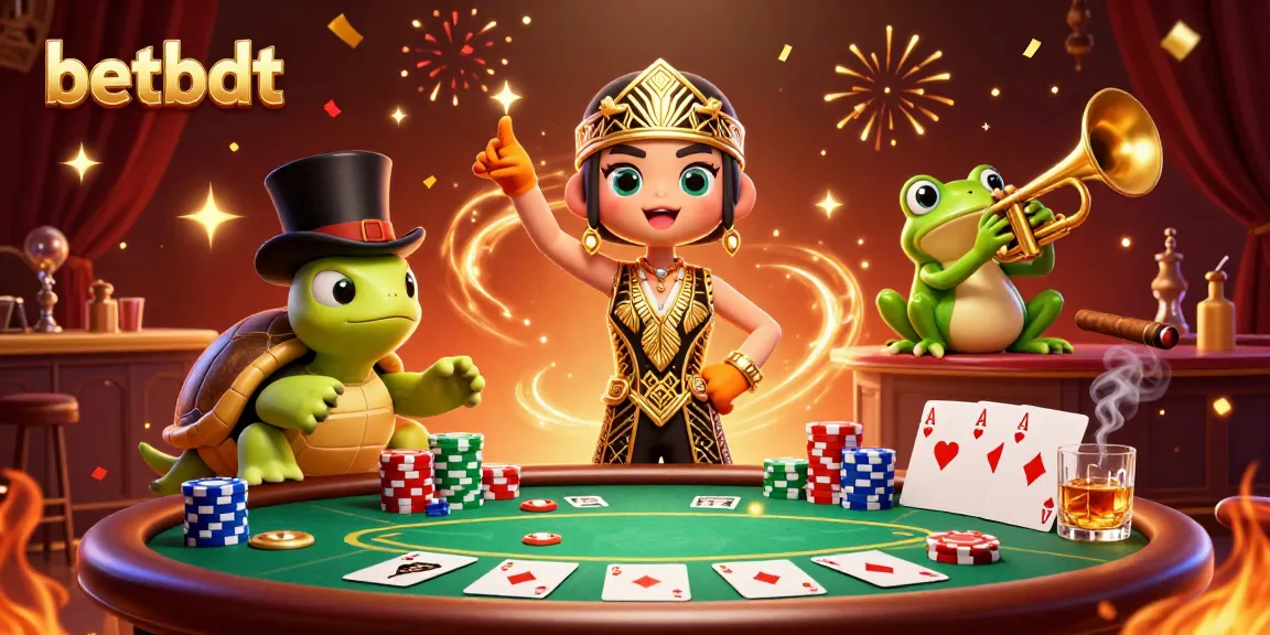Experience thrilling gameplay at betbdt with vibrant 3D characters and rich casino elements.