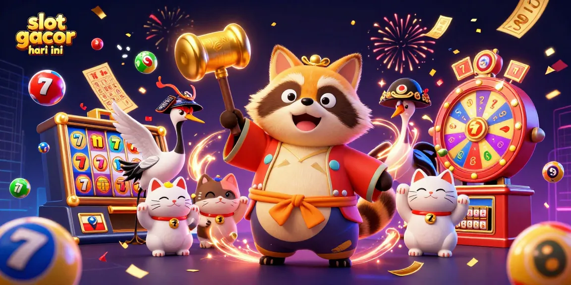 Experience the thrill of slot gacor hari ini with vibrant characters and exciting gaming elements.