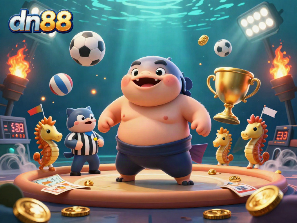 Engage with dn88 in this vibrant underwater casino scene featuring dynamic betting elements.