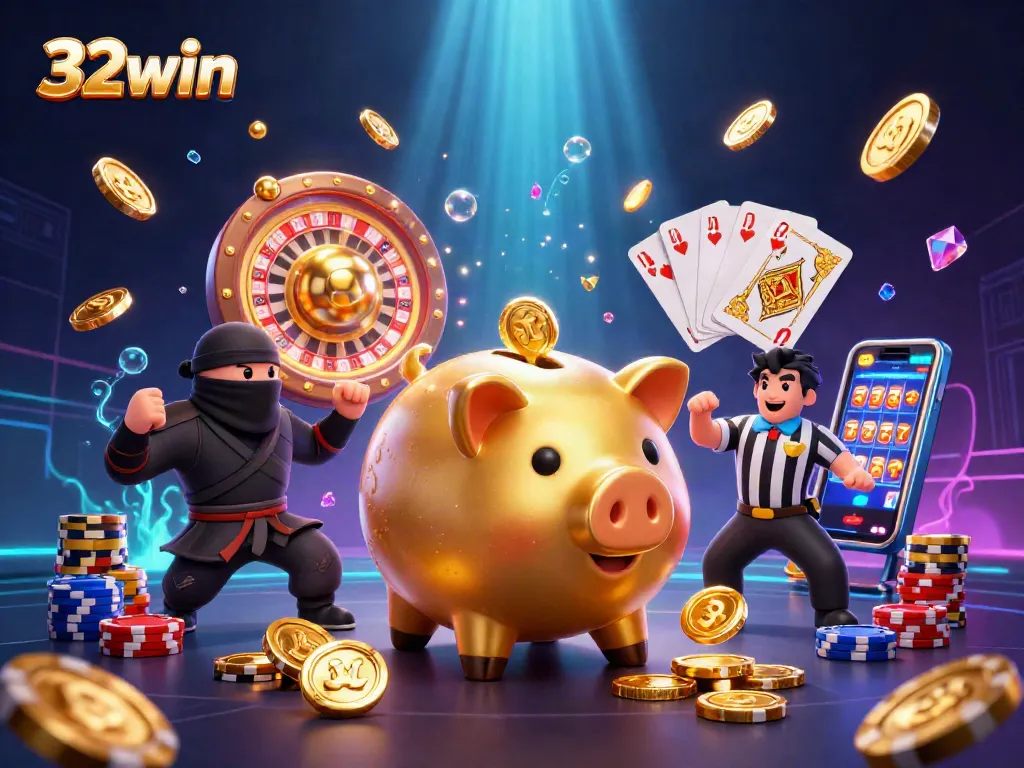 Engage with the thrilling world of 32win and experience games like roulette and slots.