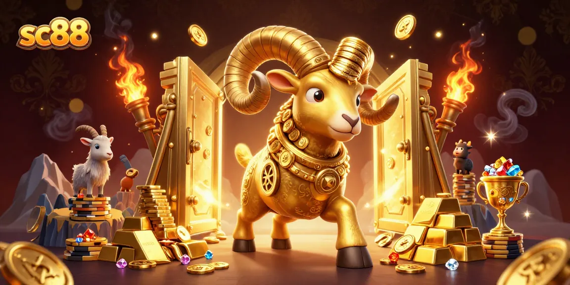 Experience exhilarating moments with sc88 at the golden gates of treasure as the massive ram charges.