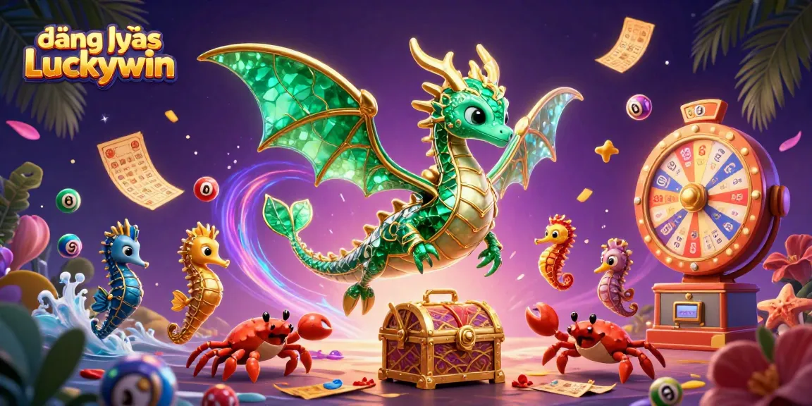 Engage with the thrill of đăng nhập Luckywin as the emerald sea dragon guards treasures and excitement.
