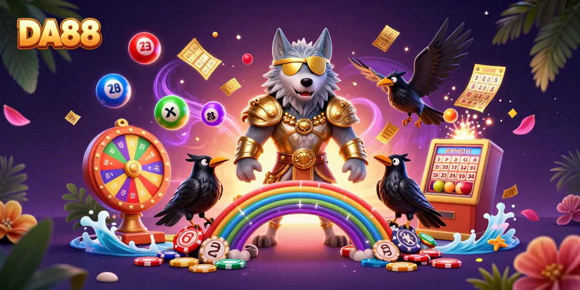 Engage in thrilling gameplay at DA88 featuring enchanting characters and vibrant casino elements.