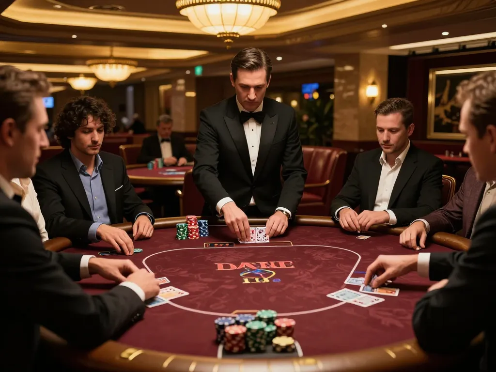 Engage in high-stakes poker at bu88 casino with professional dealer and players