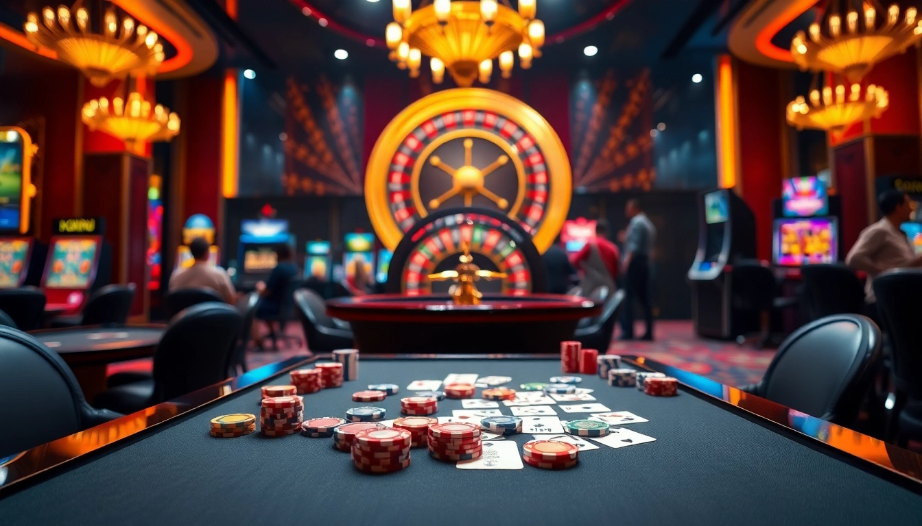 Enjoying a winning moment at kuwin.com with vibrant casino games and a thrilling atmosphere.