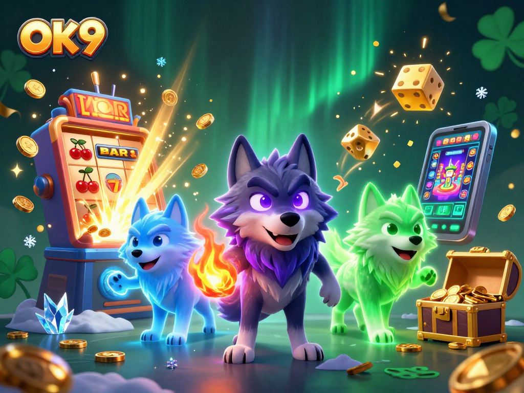 Win thrilling jackpots at OK9 with exciting games, atmosphere, and vibrant visual effects.
