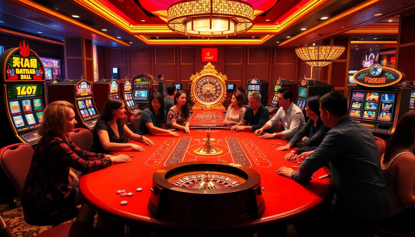 Experience the thrilling action at Vào Lưới TV's luxurious casino table game.