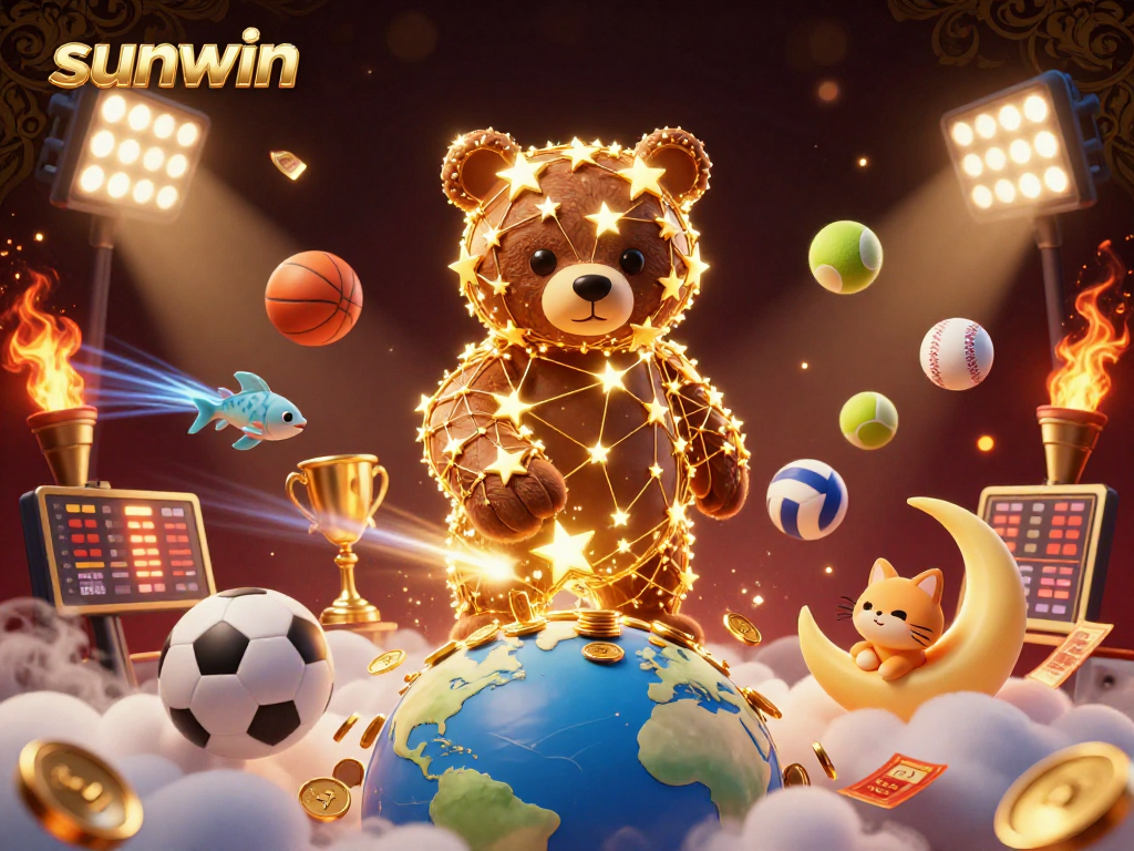 Engage with the thrilling sunwin sports betting experience featuring vibrant characters and dynamic elements.