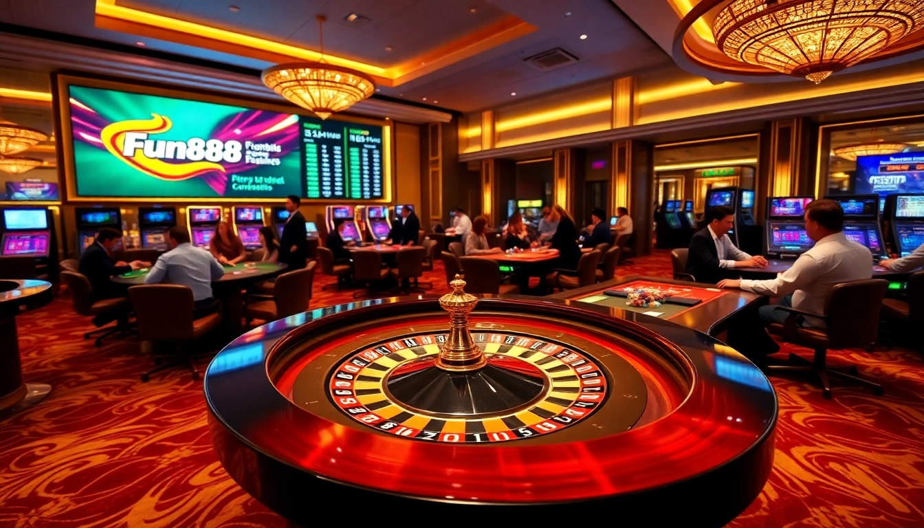 Experience thrilling gameplay at https://fun88.social/ with vibrant casino tables and dynamic betting action.