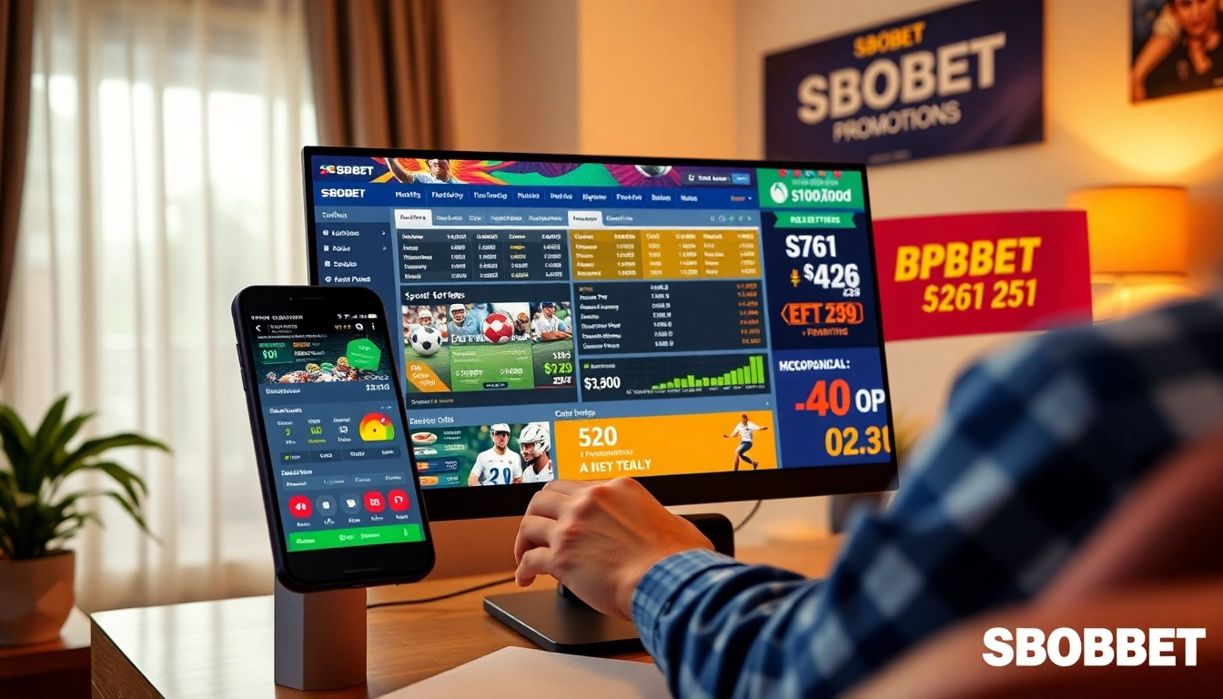 Interactive betting interface at sbobet.dance showcasing sports odds and promotions for December 2025.