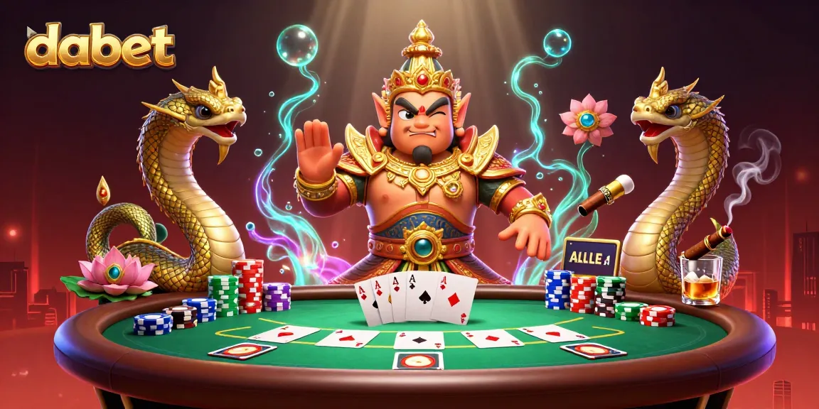 Dabet offers thrilling poker games with dynamic action and vibrant graphics.