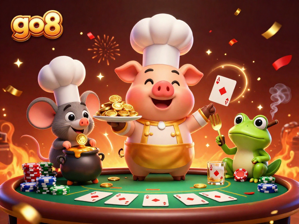 Experience thrilling gameplay at go8 with vibrant casino characters and rich visual elements.