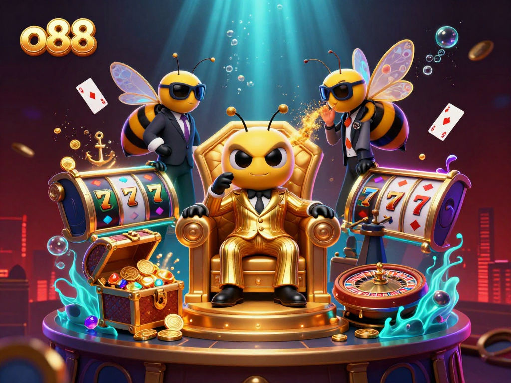 Spin the reels at o88's vibrant casino with a buzzing atmosphere and rich rewards.