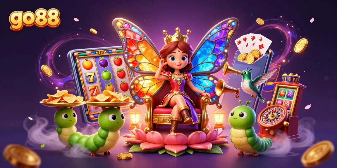 Experience thrilling gameplay with go 88's vibrant slot game elements and enchanted characters.