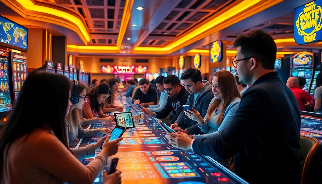 Experience the excitement of vin777.gb.net with diverse online games in a vibrant casino atmosphere.