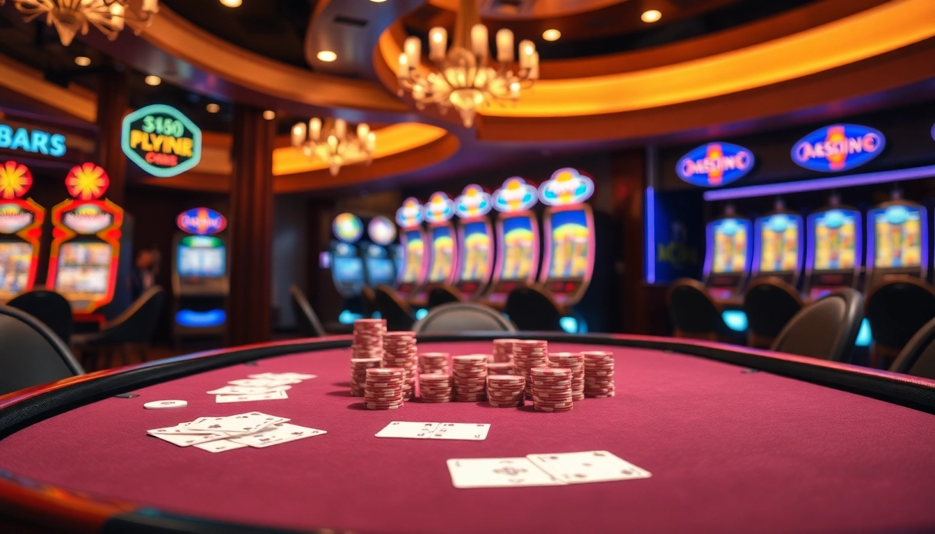 Experience thrilling gameplay at XX88's luxurious poker table with colorful chips and high-stakes cards.