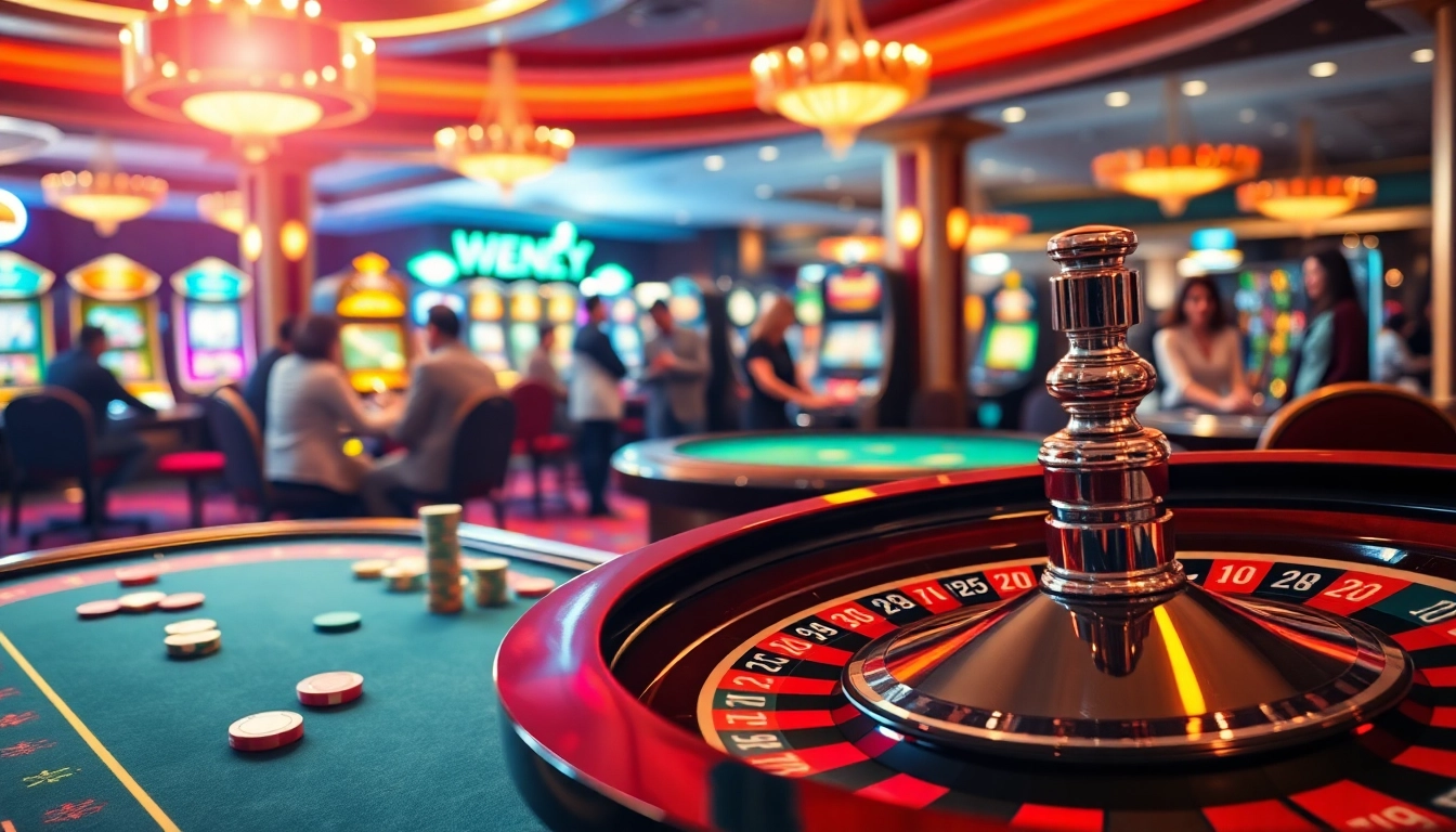 Join the excitement at https://winvn.wiki with vibrant casino gaming visuals, showcasing thrilling roulette action.