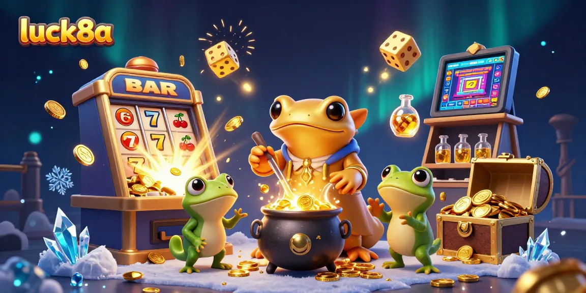 Experience luck8a's thrilling gaming adventure with charming characters and rich casino elements.