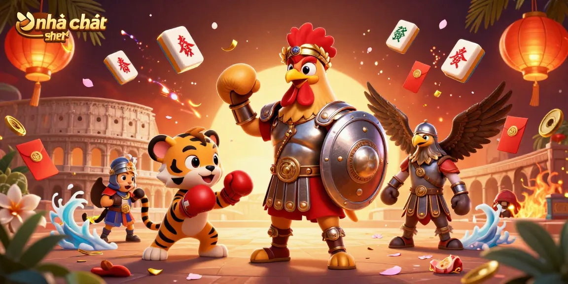 Experience thrilling bets at nhà cái shbet with a vibrant casino-themed illustration showcasing dynamic elements of gameplay.