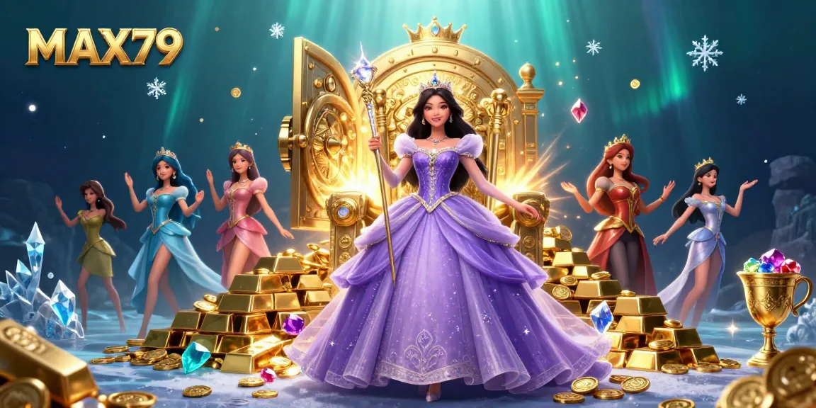 Experience the thrills at MAX79, with jewels and treasures in a vibrant casino setting.