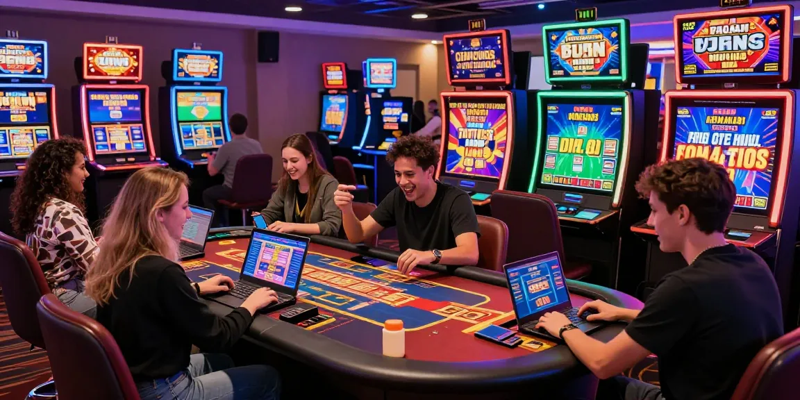Players enjoying engaging games at credit card casinos showcased on https://scoarch.org.uk, highlighting vibrant gaming atmosphere and exciting promotions.