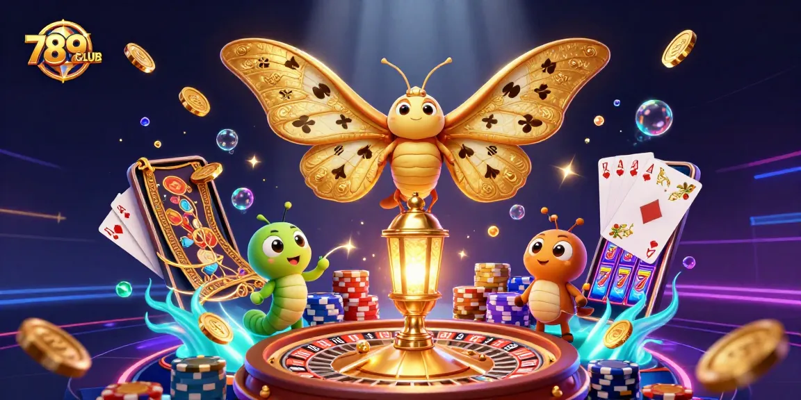 Engage with the thrilling features of 789CLUB, showcasing vibrant casino scenes and dynamic gameplay elements.