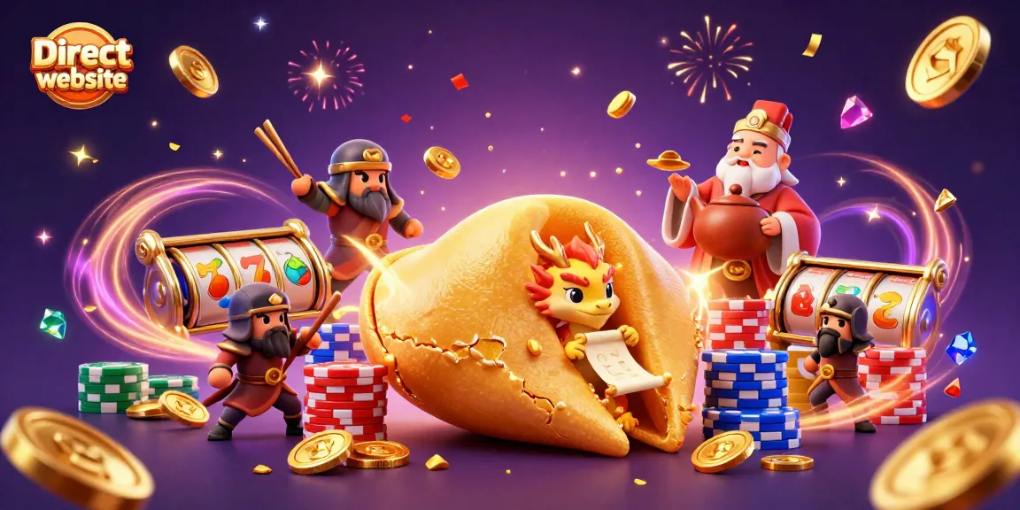 Experience gameplay on a Direct website filled with exciting golden treasures and dynamic casino elements.