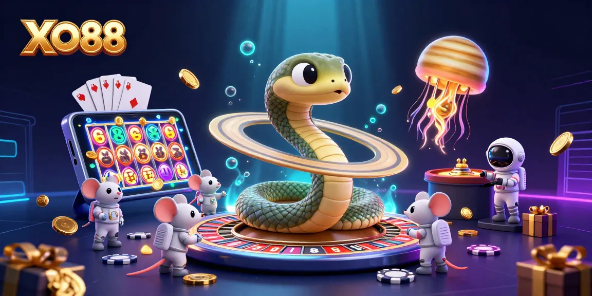 Engage with winning experiences at XO88's vibrant casino-themed universe.