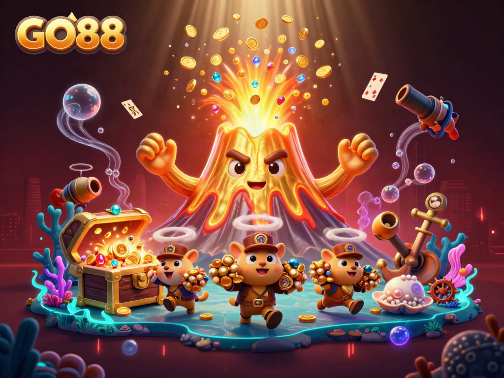 Experience GO88's thrilling casino adventure with golden treasures and captivating games.