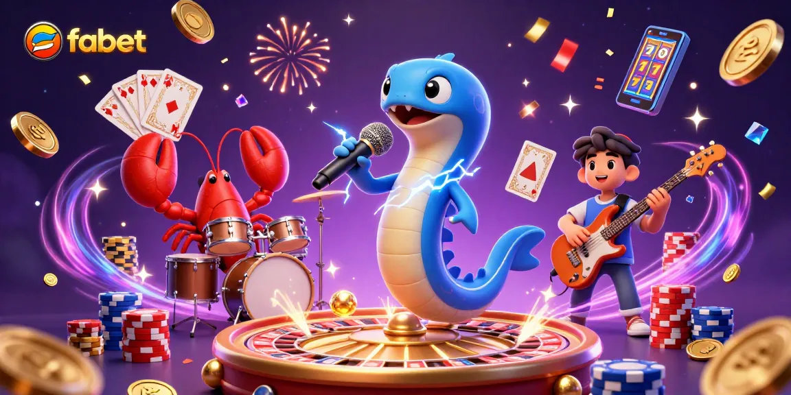 Experience fabet's underwater casino stage with vibrant characters and thrilling gambling elements.