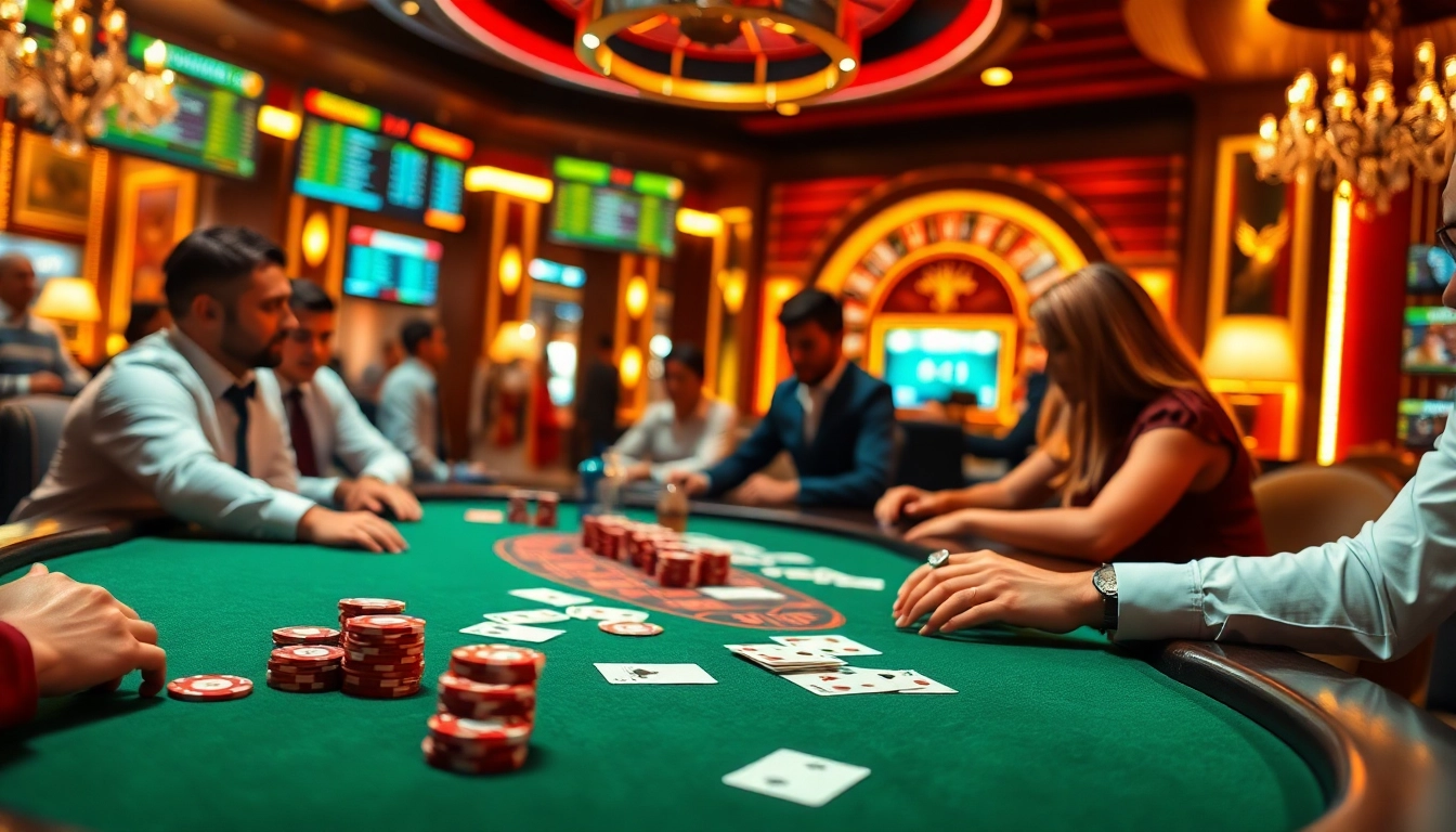 Experience the thrill of online gaming with nbet.ru.com at a vibrant poker table and roulette.