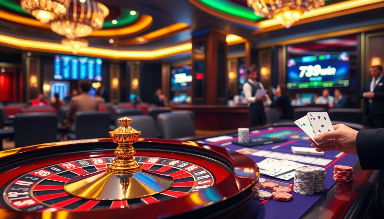 Experience the thrill of 789win with vibrant casino games and engaged players.