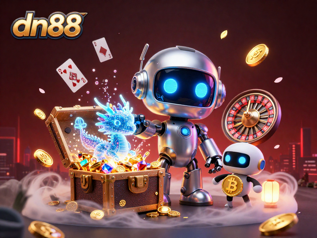 Spin to win at dn88 with vibrant games and exciting rewards in this thrilling casino scene.