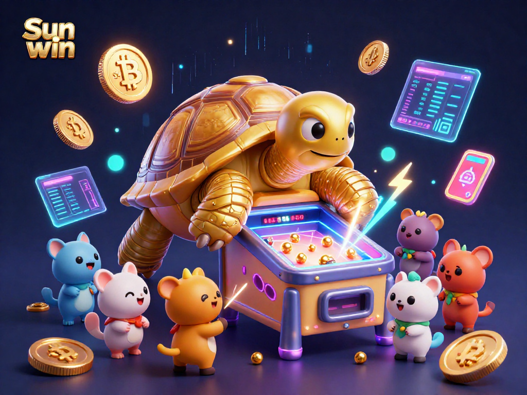 Experience the thrill of Sun win with vibrant gameplay, featuring exciting elements and gold coins.