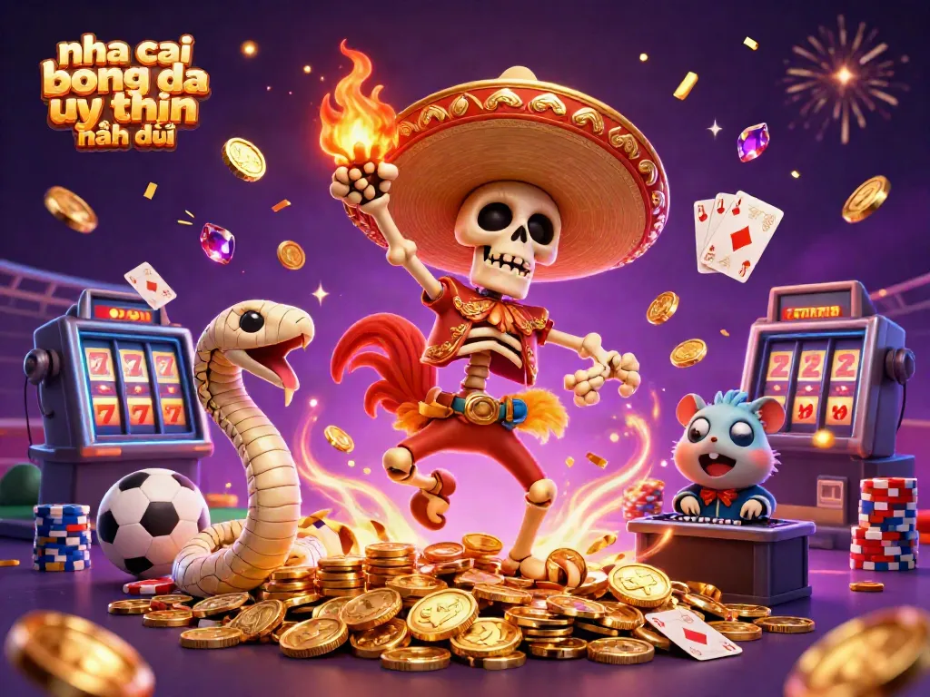 Catch the excitement with nha cai bong da uy tin hàng đầu in this vibrant casino illustration featuring dynamic characters and elements.