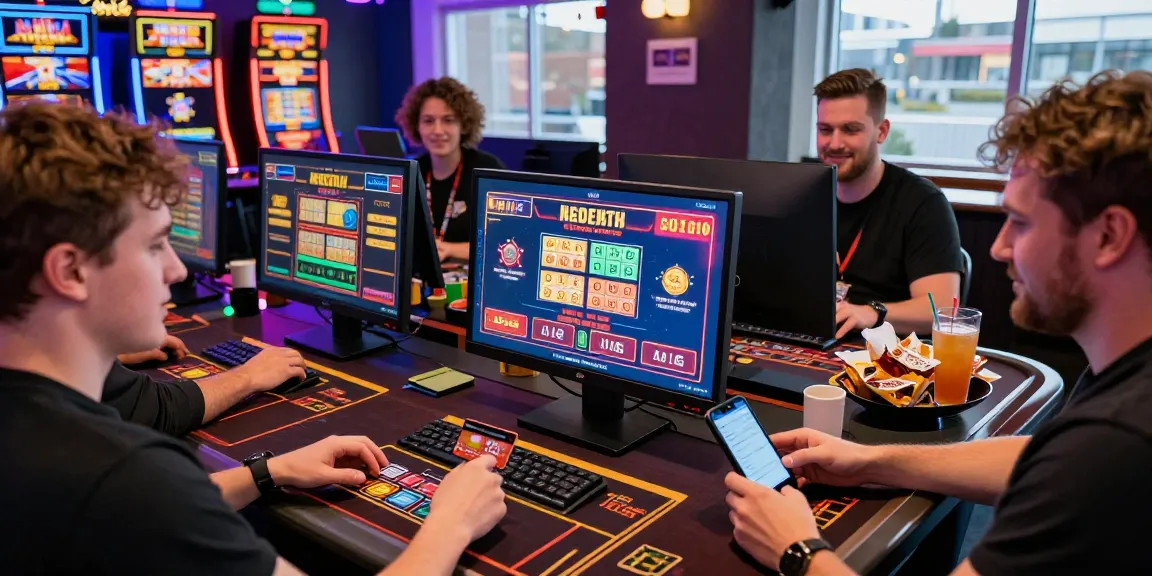 Players engaging with casinos that accept credit cards showcasing gaming excitement and convenience in a lively atmosphere.