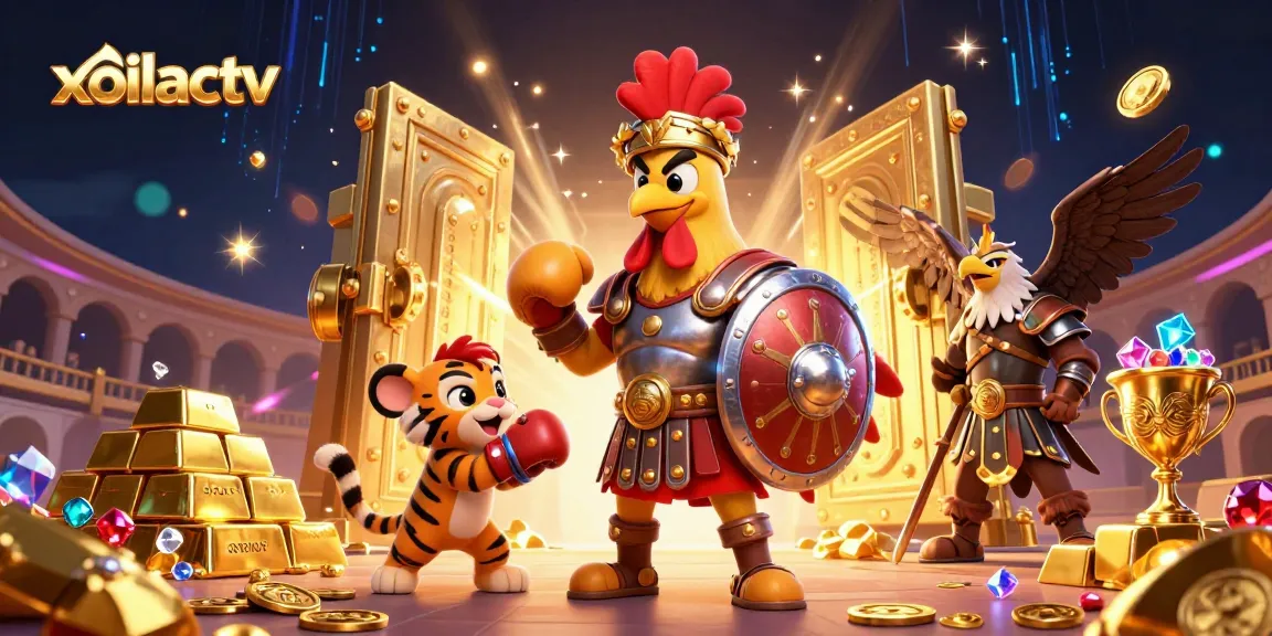 Xoilactv engages viewers with colorful characters in an exciting casino-like scene enhancing the gambling experience.