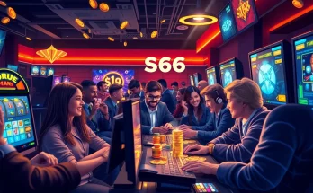 S666.nyc - Engaging online betting scene with diverse players enjoying slot games and poker.