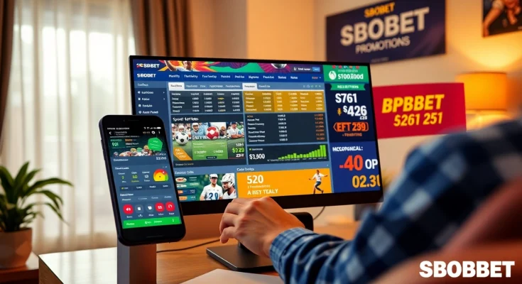 Interactive betting interface at sbobet.dance showcasing sports odds and promotions for December 2025.