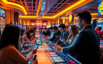 Experience the excitement of vin777.gb.net with diverse online games in a vibrant casino atmosphere.