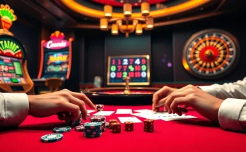 Playing a vibrant casino game scene with app okfun reflecting exciting betting action.